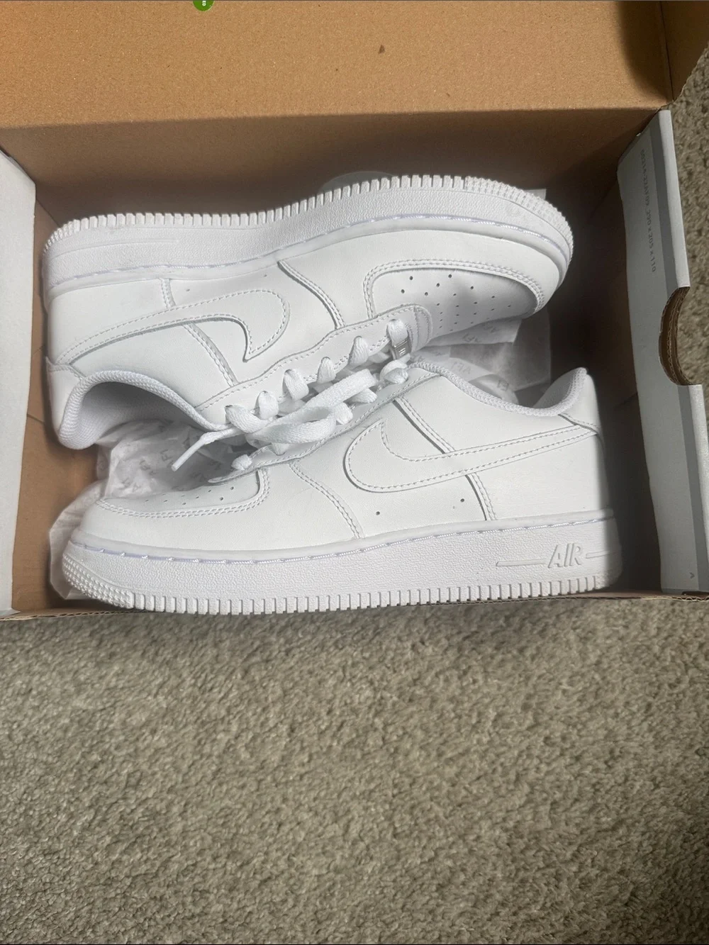 Nike Kids White Low-Top Sneakers